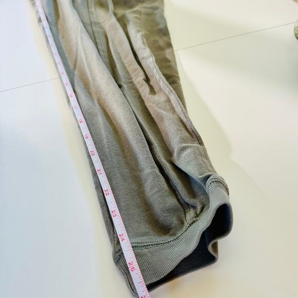 OLD NAVY Olive Green Sweatpants Joggers Pants French Terry Ankle Drawstring M - Picture 15 of 16
